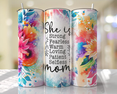 Fearless Flora Mama Tumbler