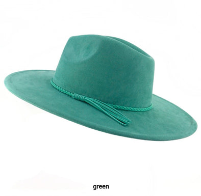 Green Suede Hat