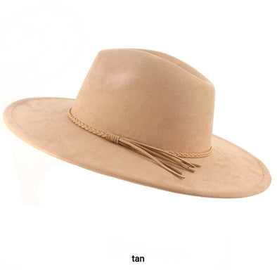 Tan Suede Women Hat