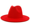 Solid Red Fedora