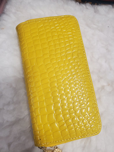 Yellow bag wallet