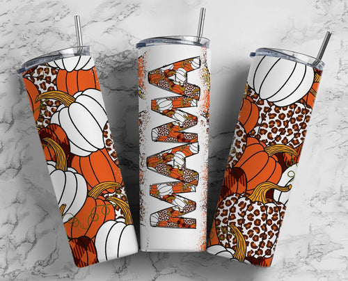 Pumpkin Fall Mama Tumbler