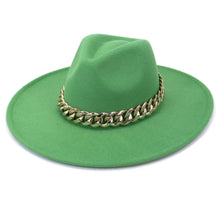 Wide Grass Green Hat Sale