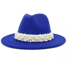 Wide  Royal Blue Hat Sale