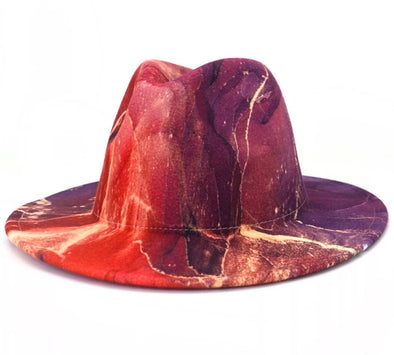 Red Marble L/XL Hat