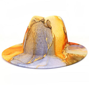 Yellow Marble L/XL Hat