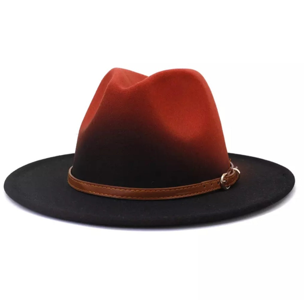 Rust Ombre Hat