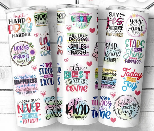 Motivational Tumbler